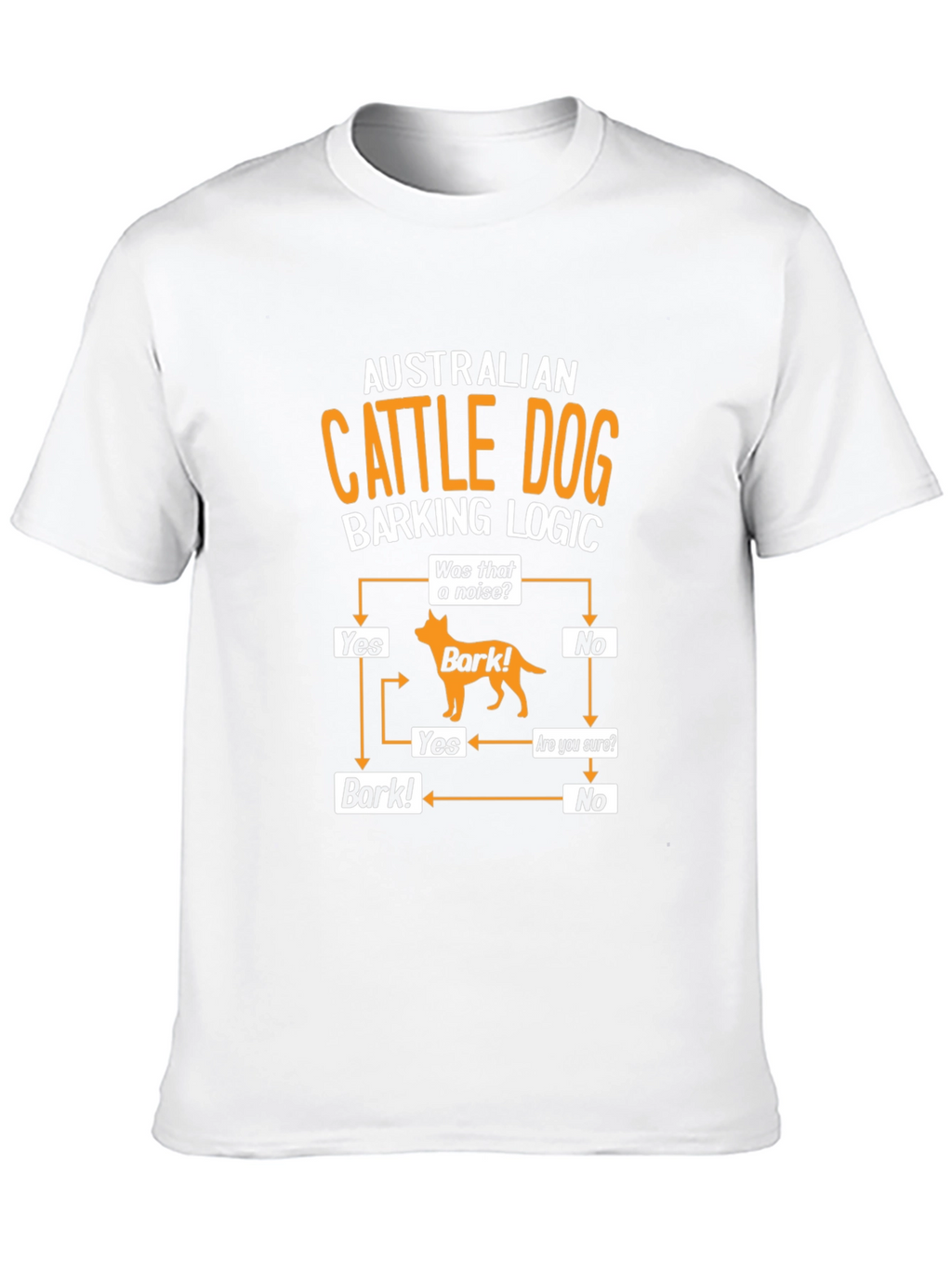 Australian Cattle Dog Barking Logic T-Shirt