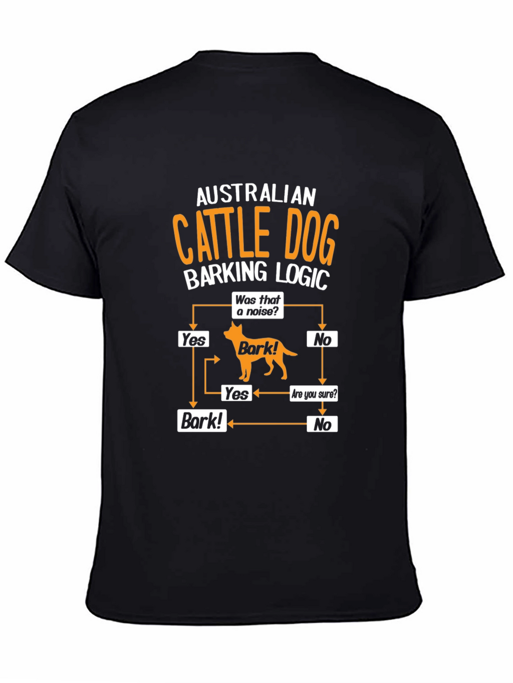 Australian Cattle Dog Barking Logic T-Shirt