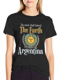 Argentina T-Shirt - The Meek Shall Inherit Tee