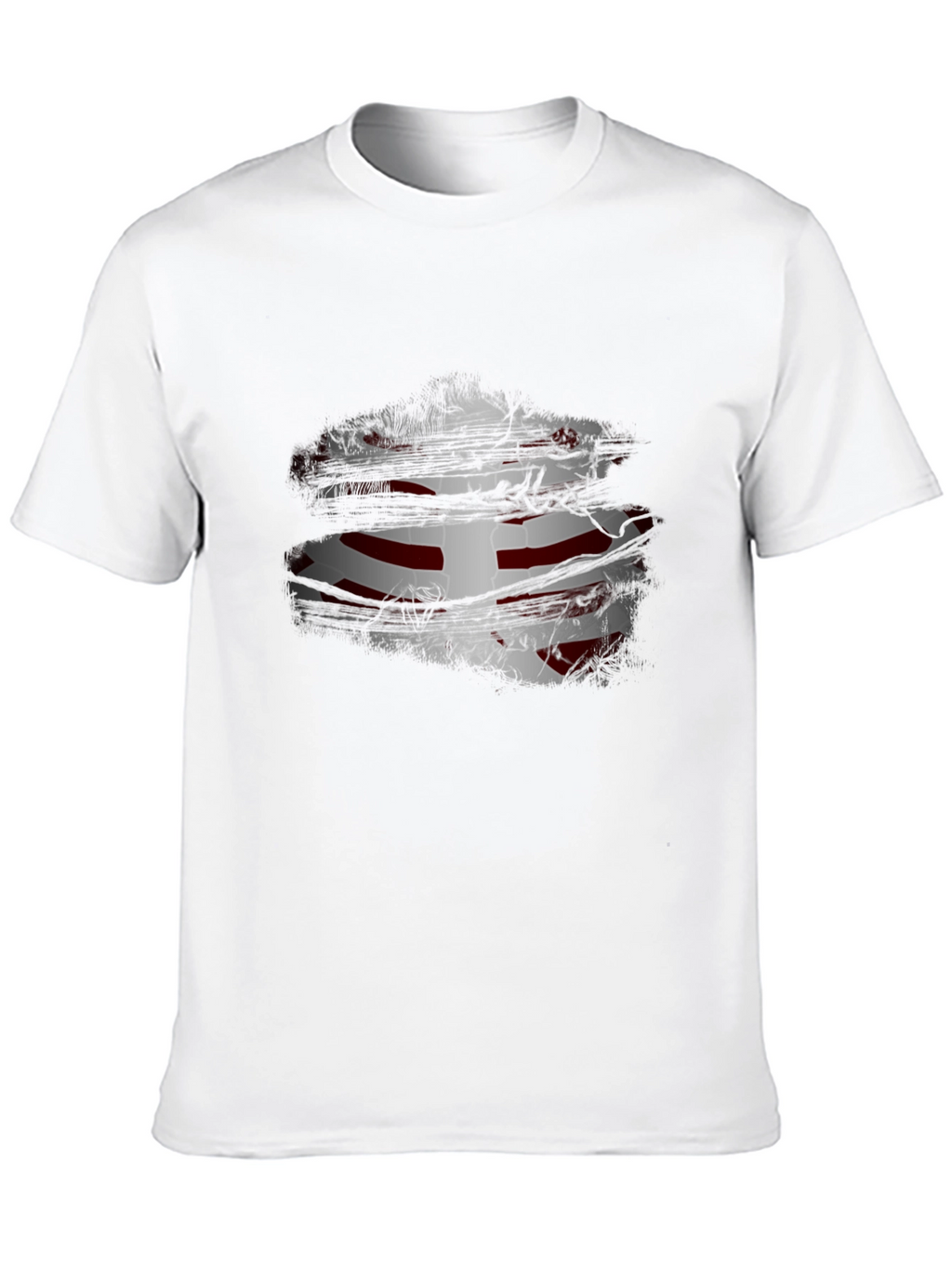 Ripped England Flag T-Shirt