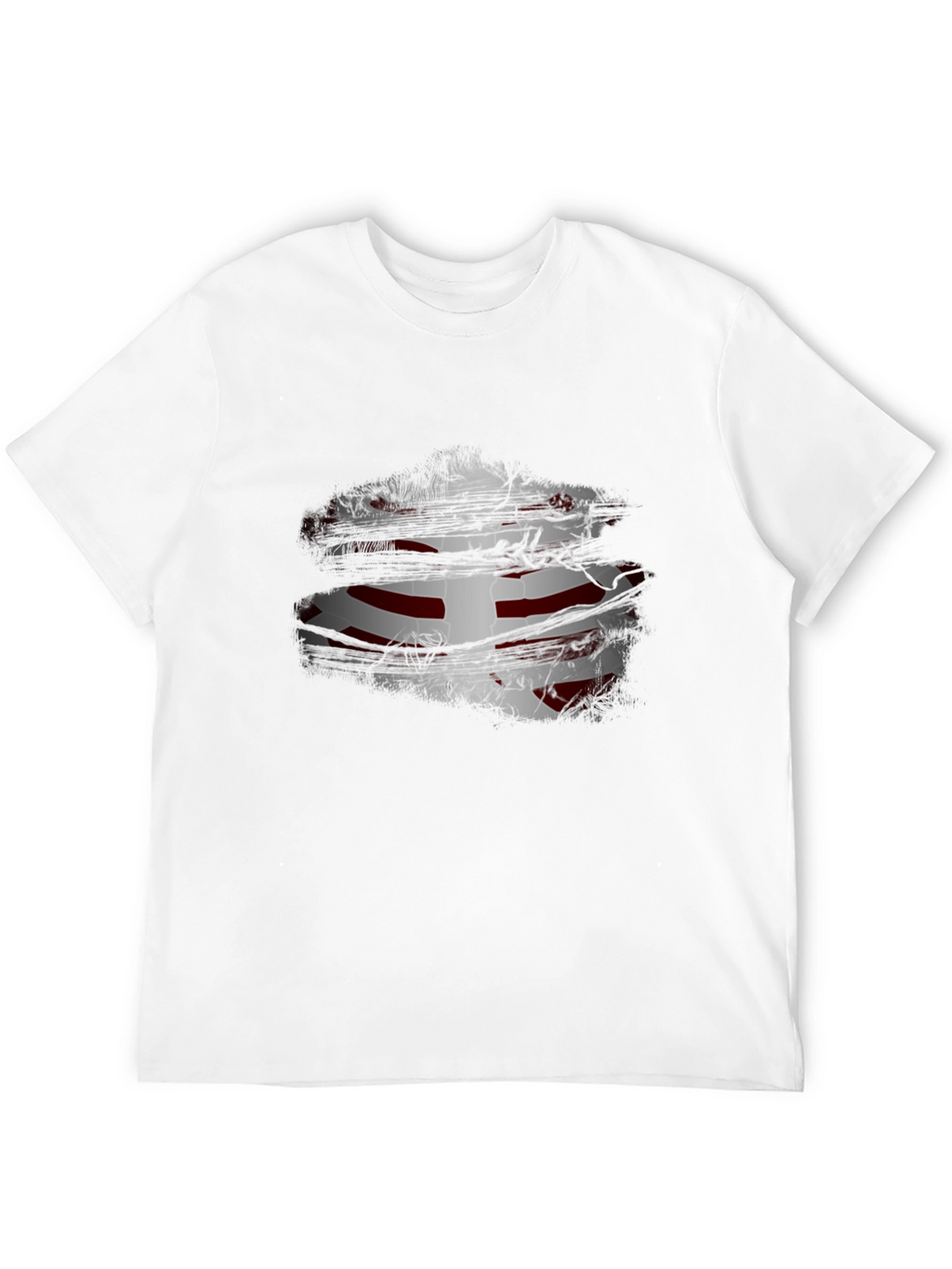 Ripped England Flag T-Shirt