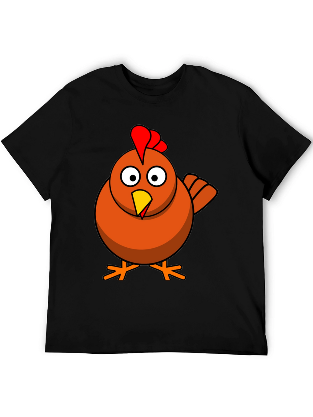 Funny Chicken Graphic T-Shirt