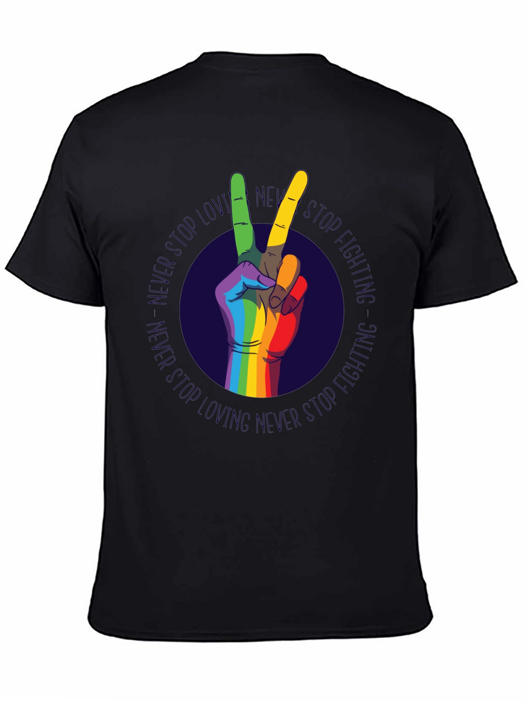 Pride Rainbow Peace Sign T-Shirt - Unisex Style