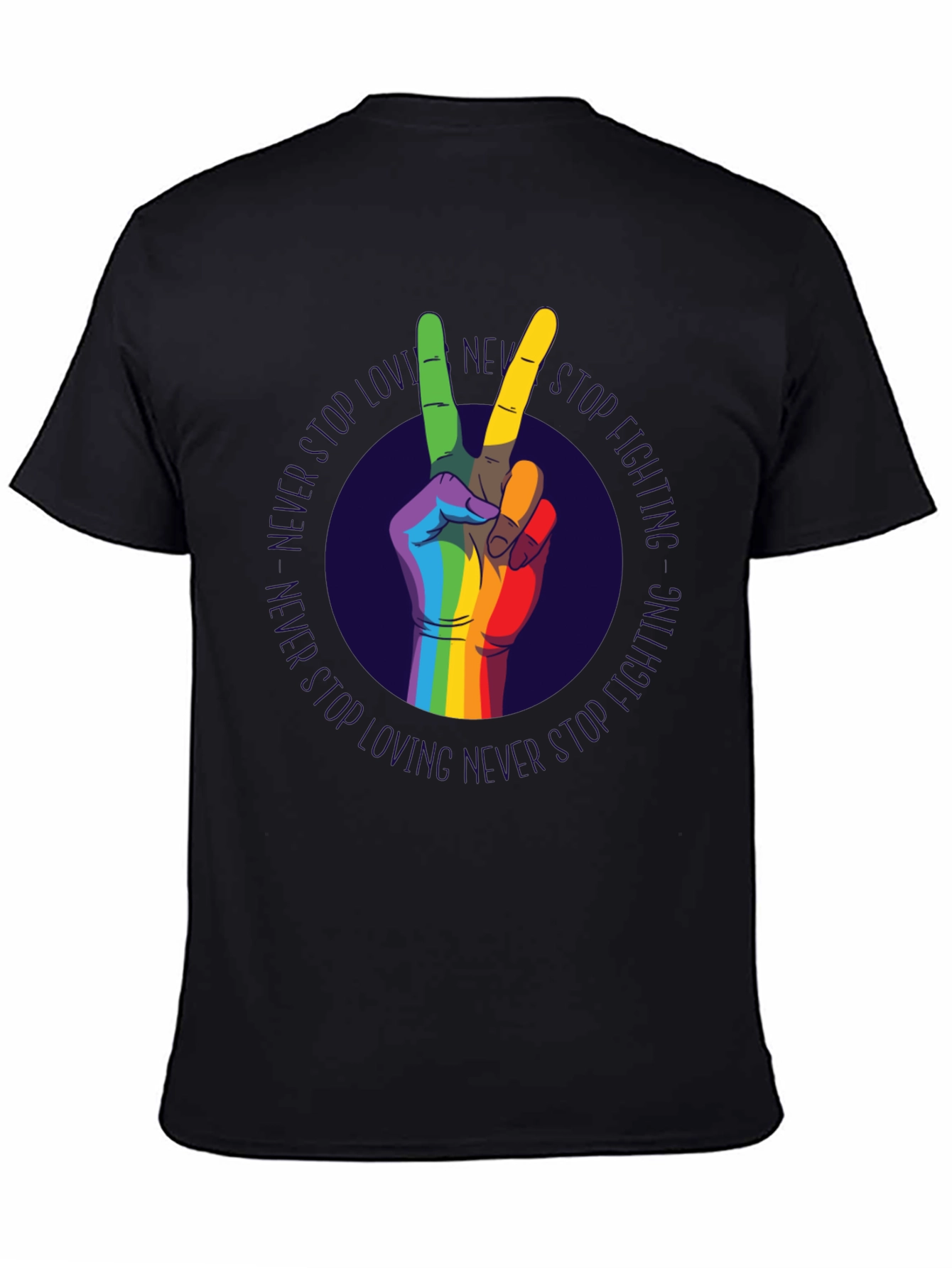 Pride Rainbow Peace Sign T-Shirt - Unisex Style