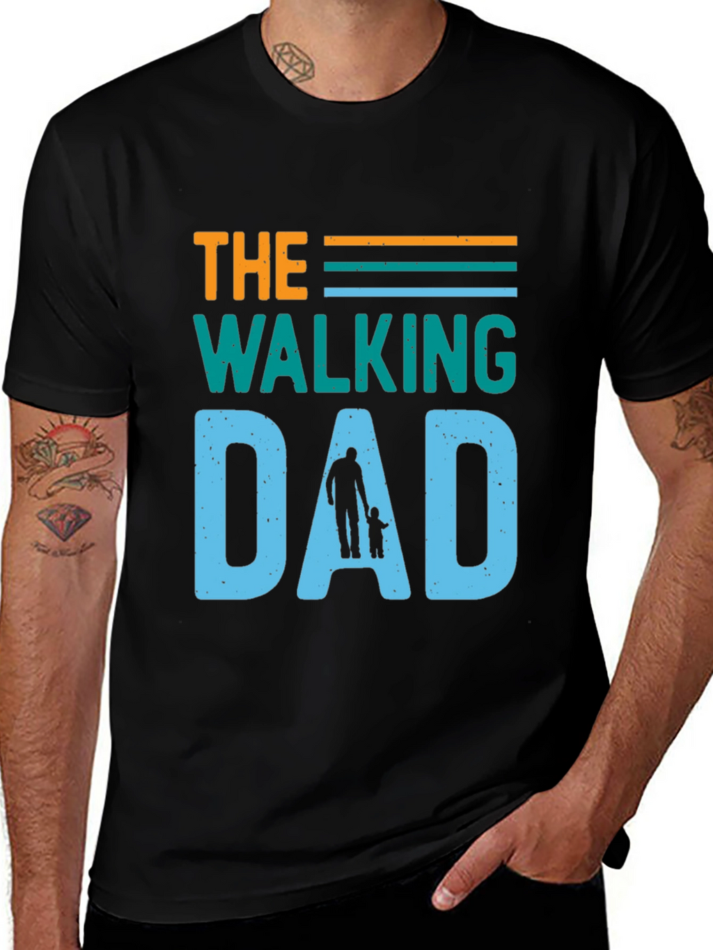 The Walking Dad Graphic T-Shirt - Fathers Day Gift