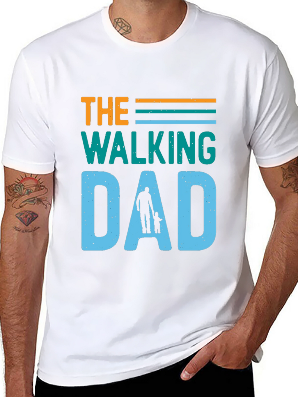 The Walking Dad Graphic T-Shirt - Fathers Day Gift