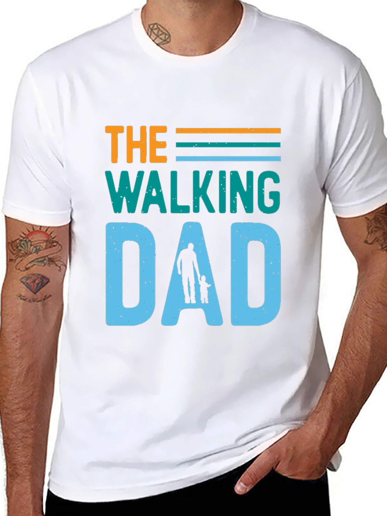 The Walking Dad Graphic T-Shirt - Fathers Day Gift
