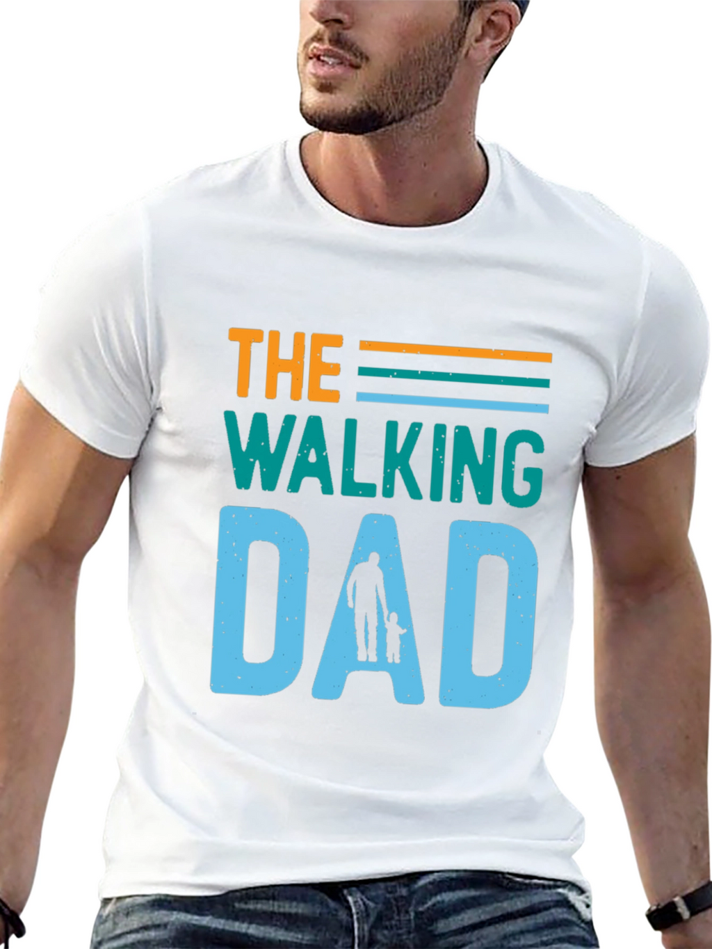 The Walking Dad Graphic T-Shirt - Fathers Day Gift