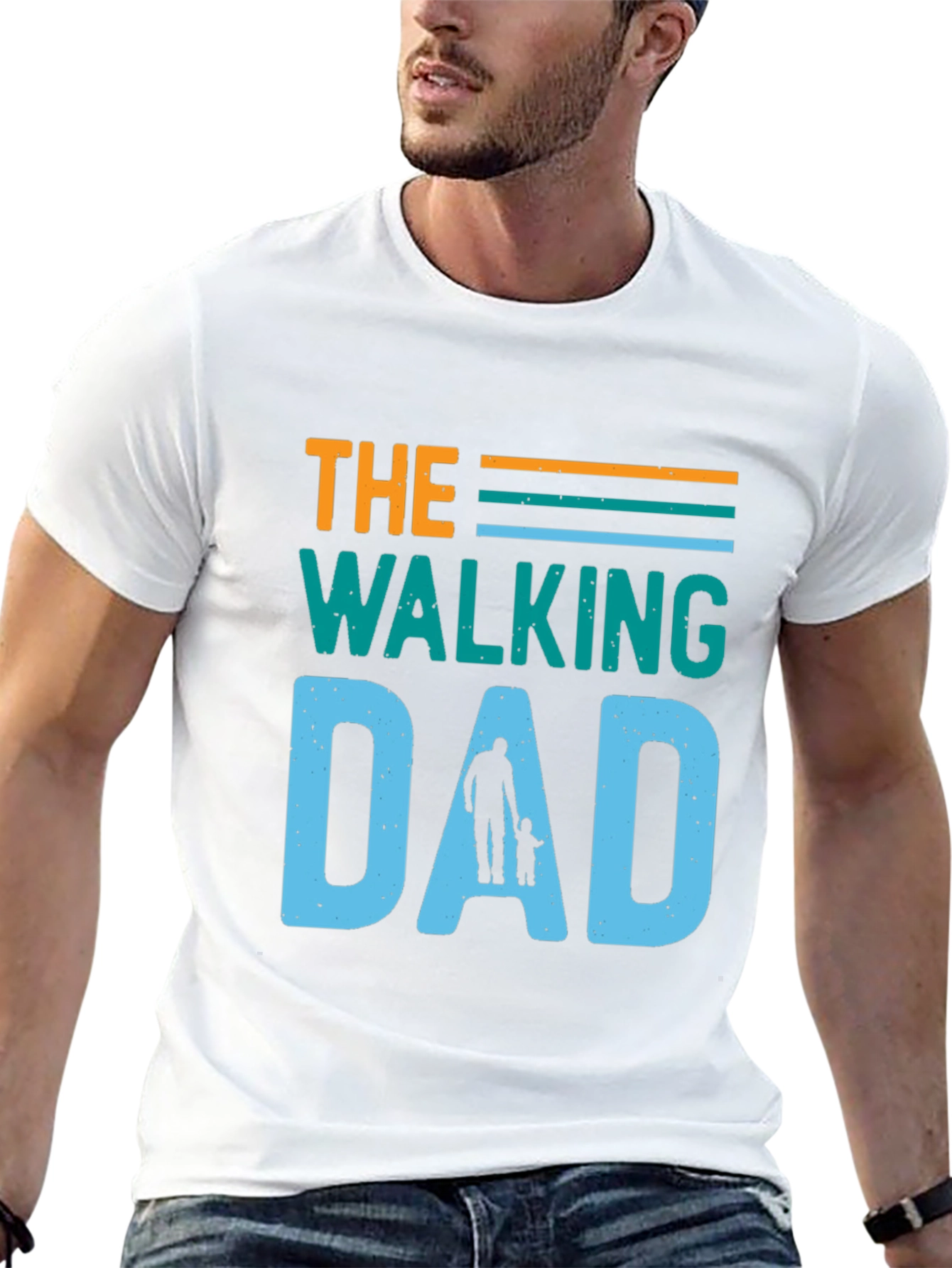 The Walking Dad Graphic T-Shirt - Fathers Day Gift