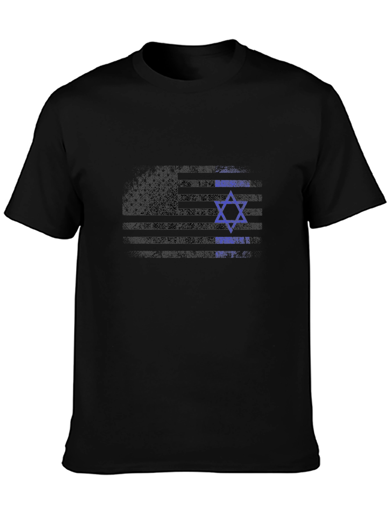 USA Israel Flag Graphic T-Shirt
