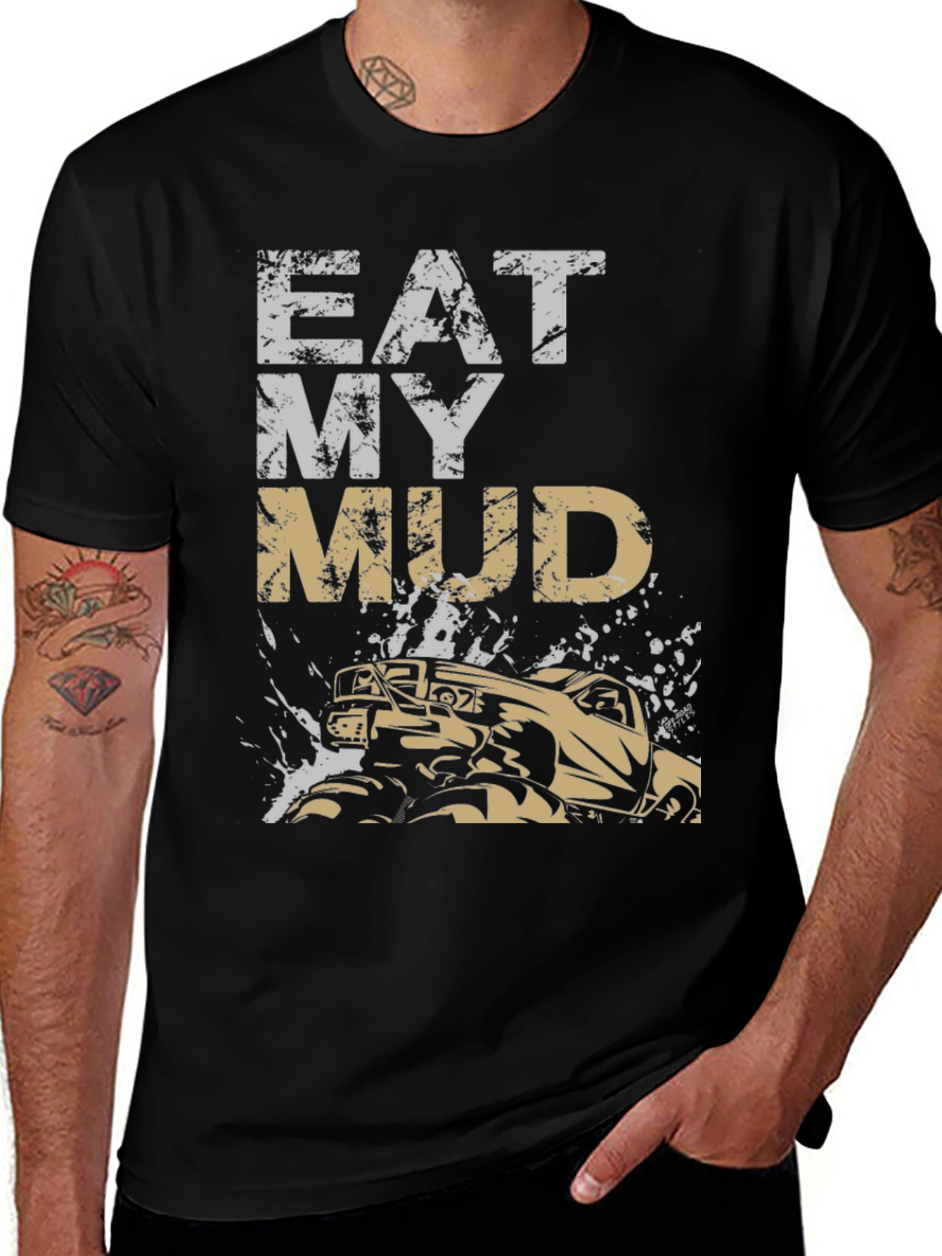 Eat My Mud Monster Truck Graphic Tee