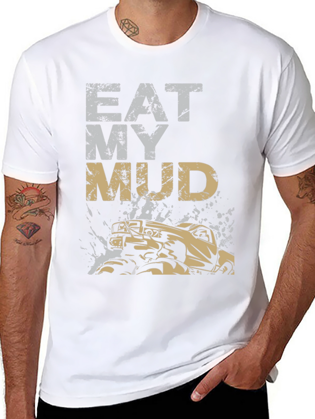 Eat My Mud Monster Truck Graphic Tee