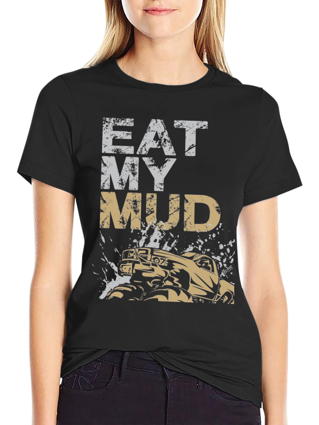 Eat My Mud Monster Truck Graphic Tee