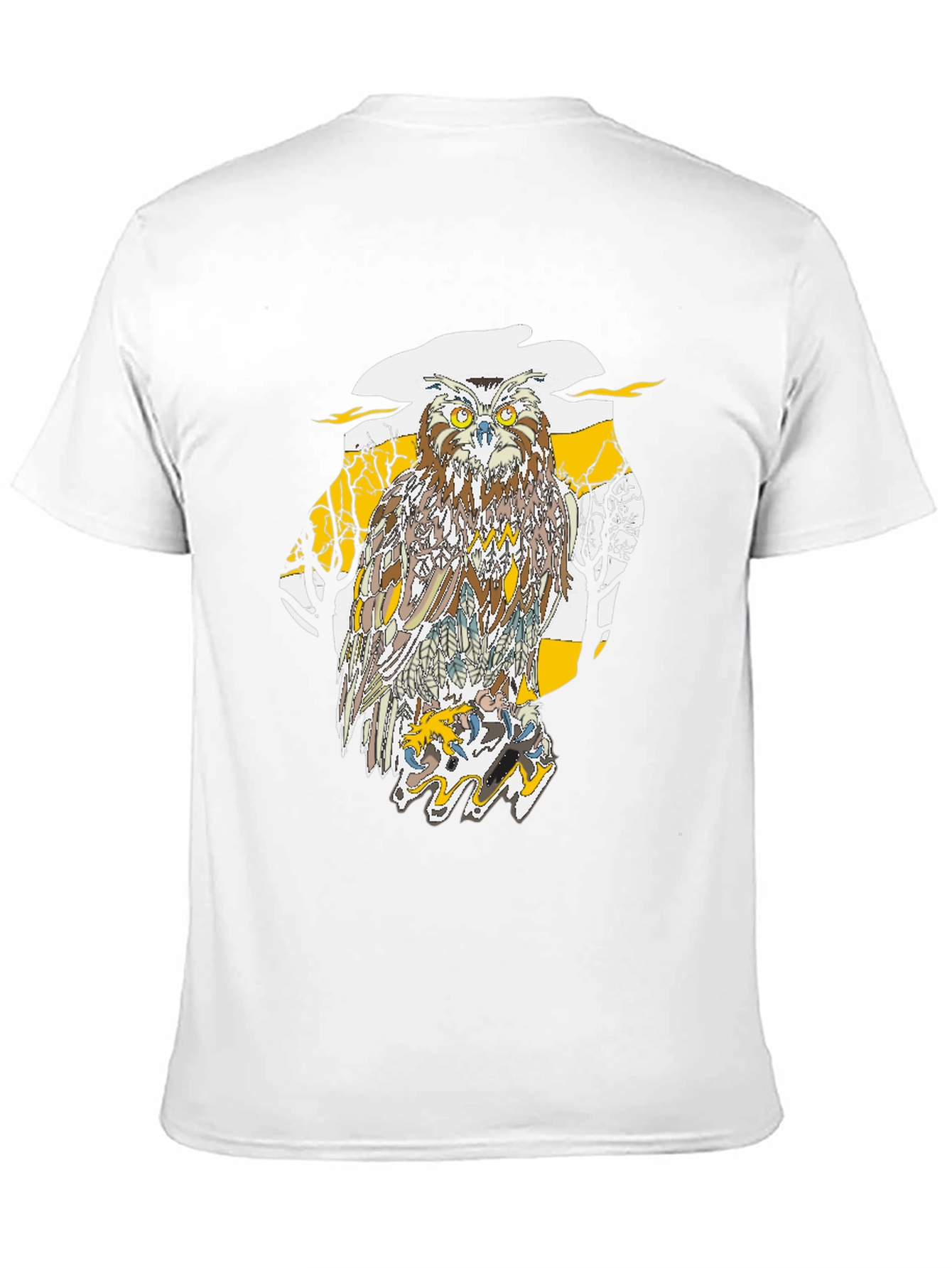 Owl Graphic Black T-Shirt
