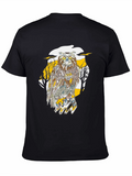 Owl Graphic Black T-Shirt