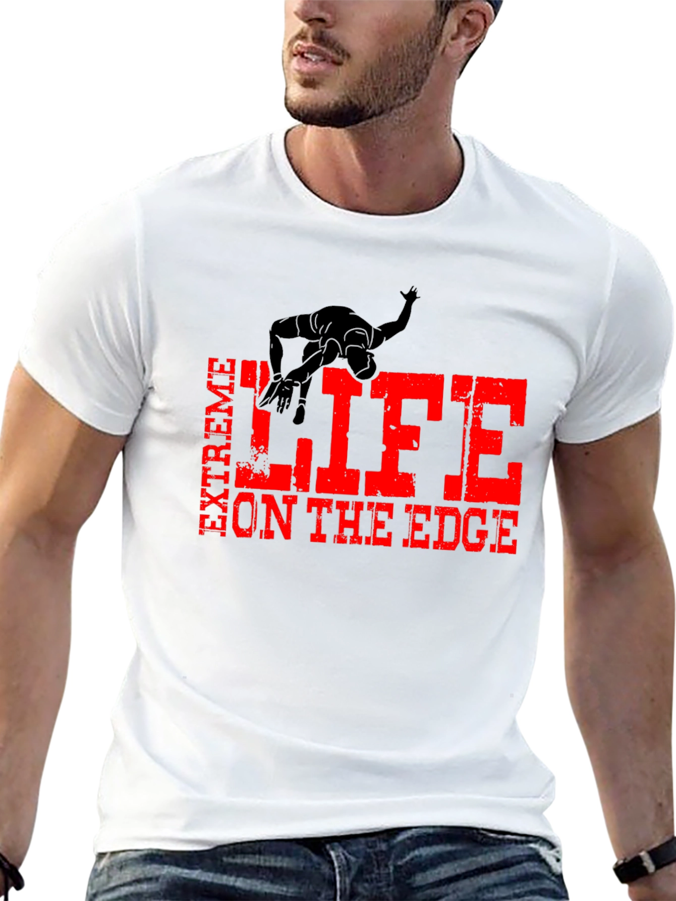 Extreme Life On The Edge Graphic Tee