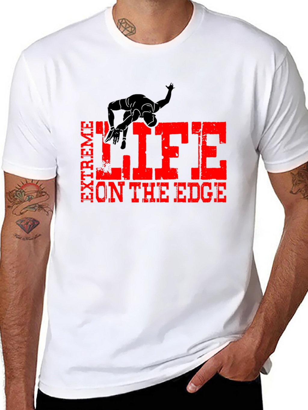 Extreme Life On The Edge Graphic Tee