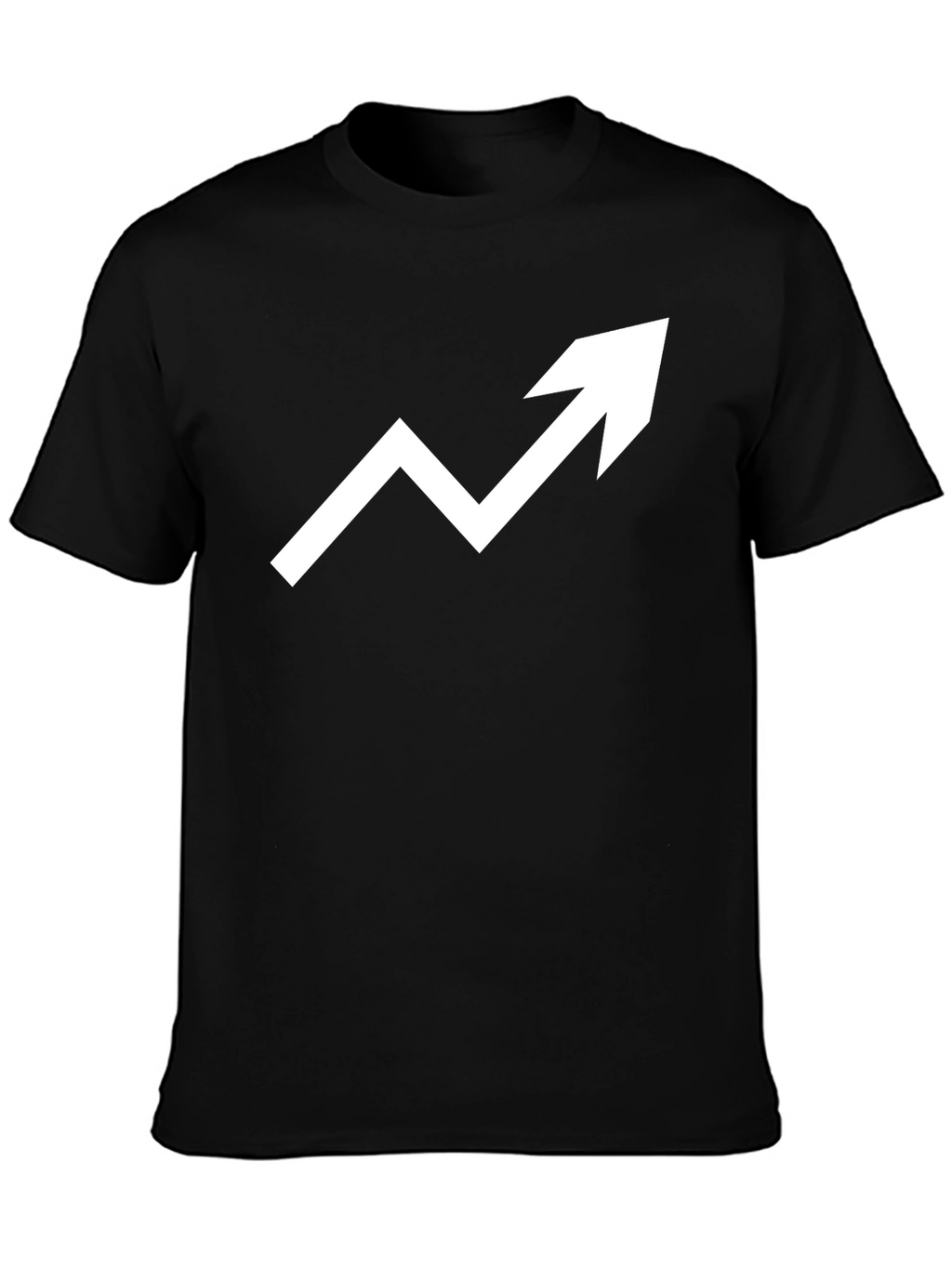 Trend Up T-Shirt - Black Graphic Tee
