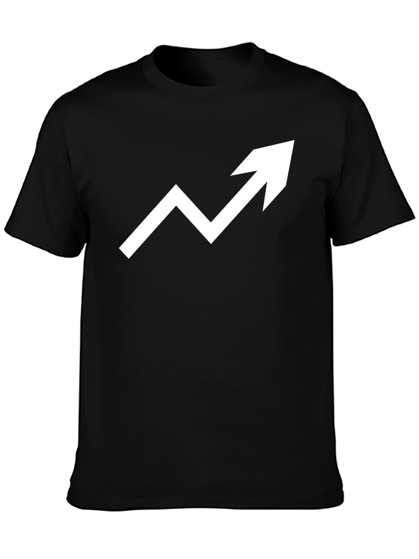 Trend Up T-Shirt - Black Graphic Tee