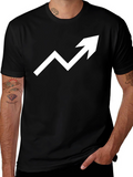 Trend Up T-Shirt - Black Graphic Tee