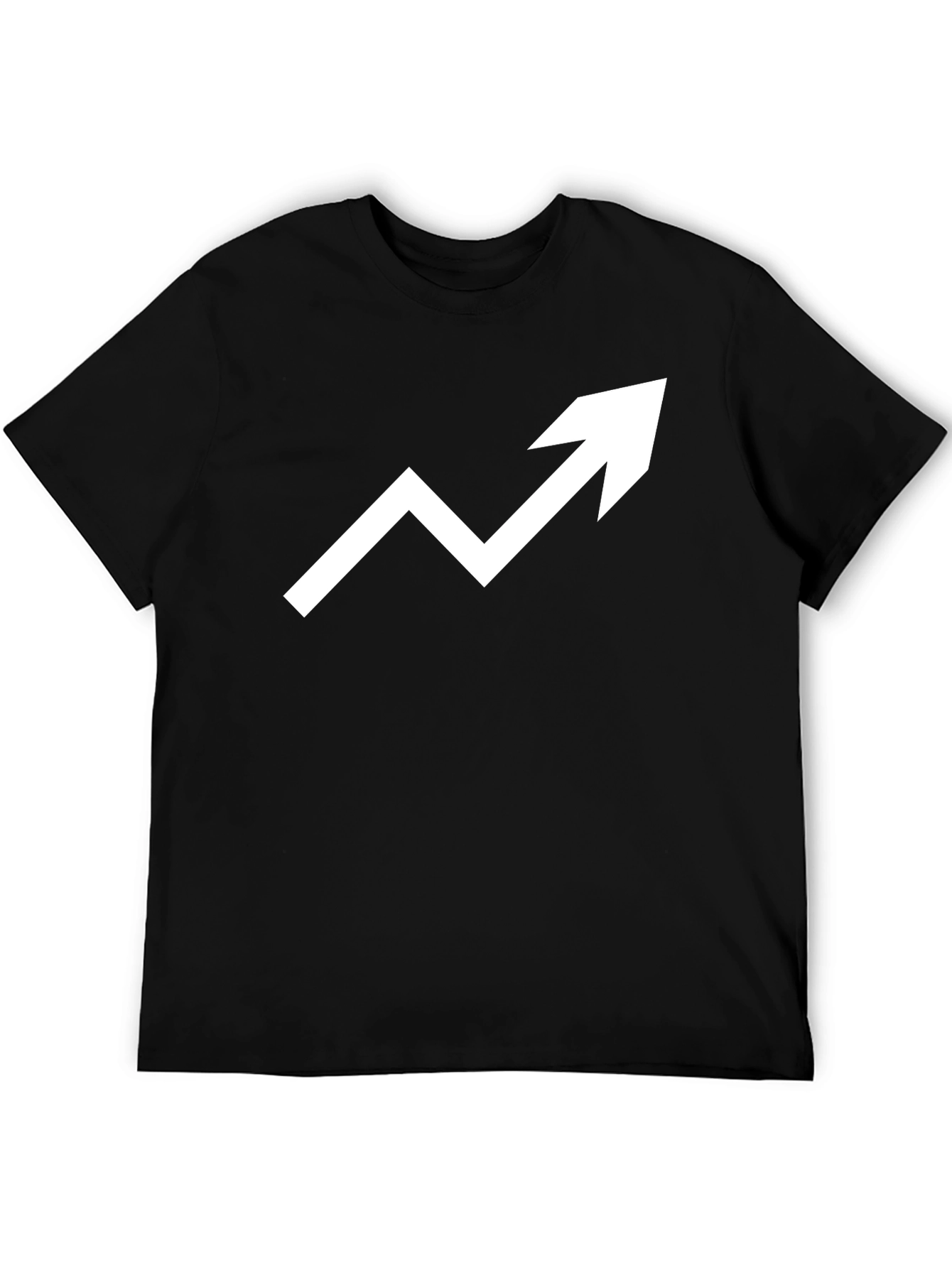 Trend Up T-Shirt - Black Graphic Tee