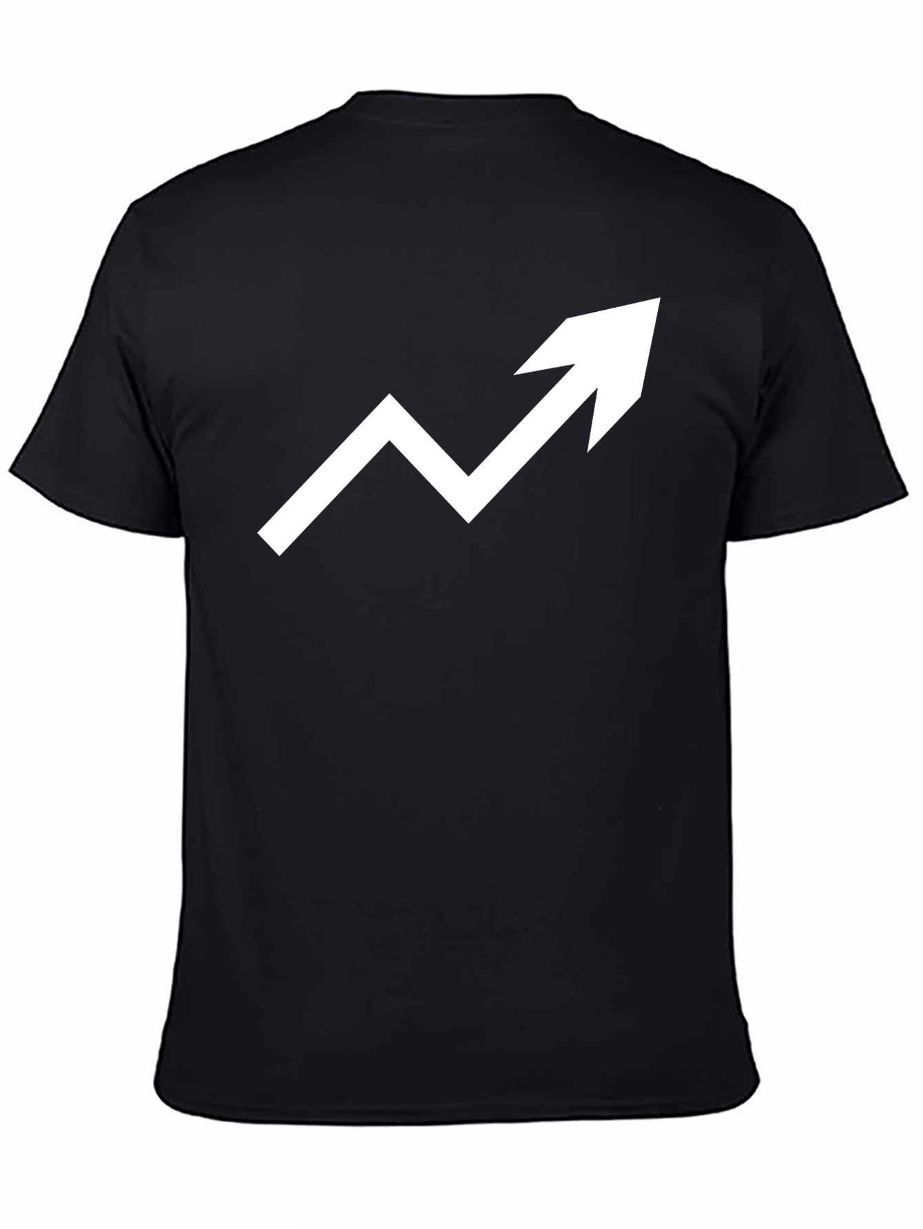 Trend Up T-Shirt - Black Graphic Tee