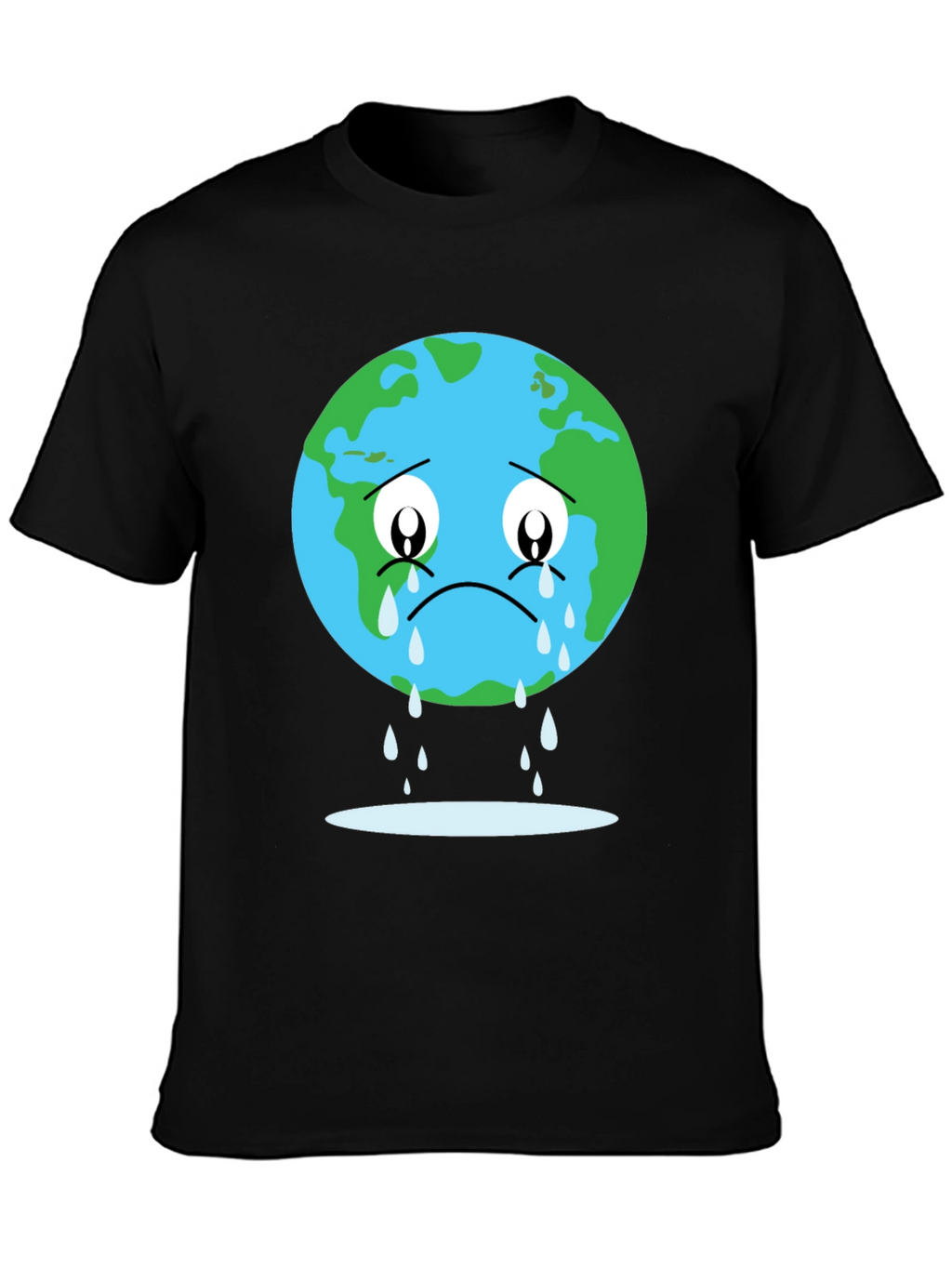 Sad Earth Graphic T-Shirt