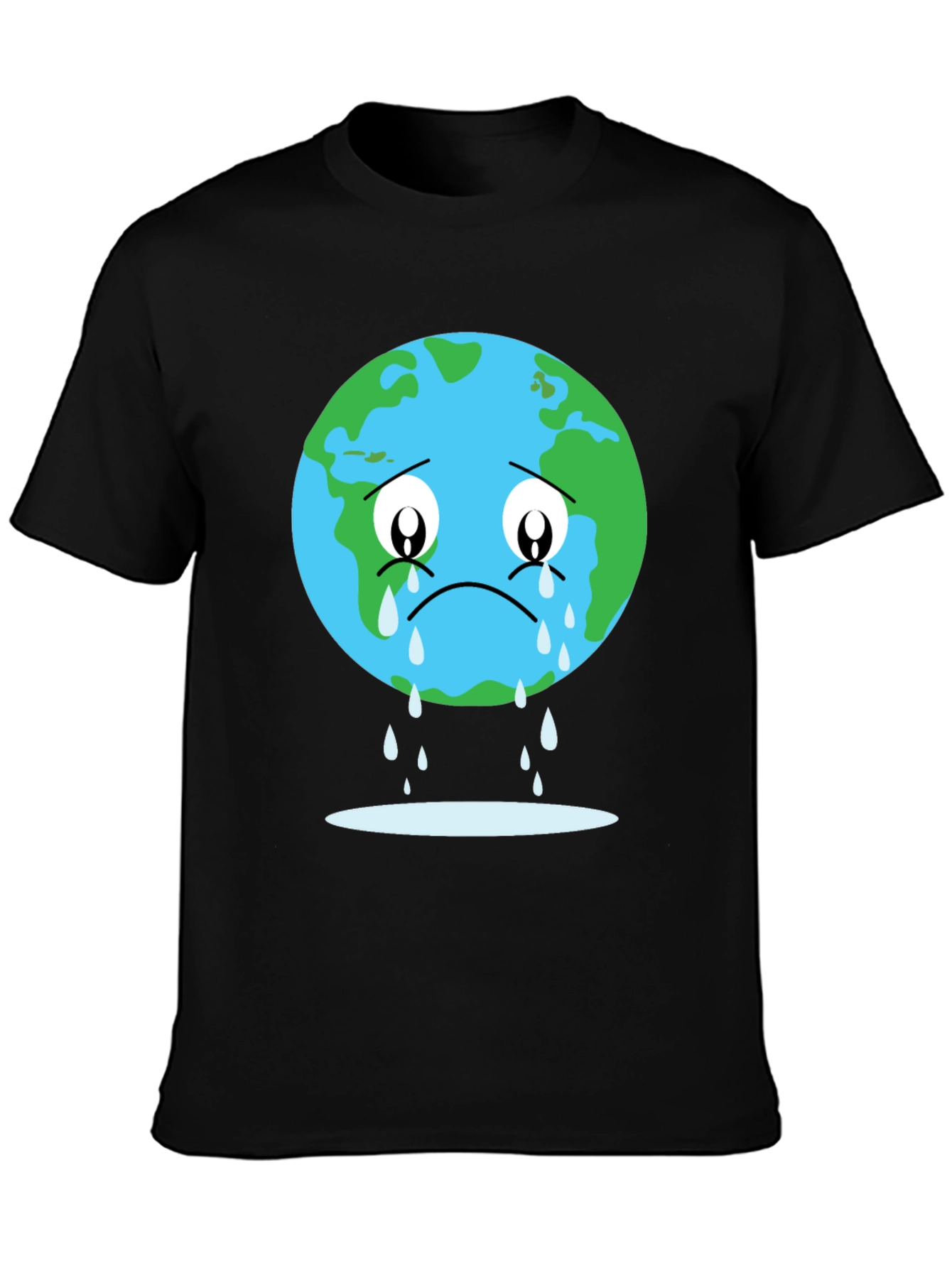 Sad Earth Graphic T-Shirt