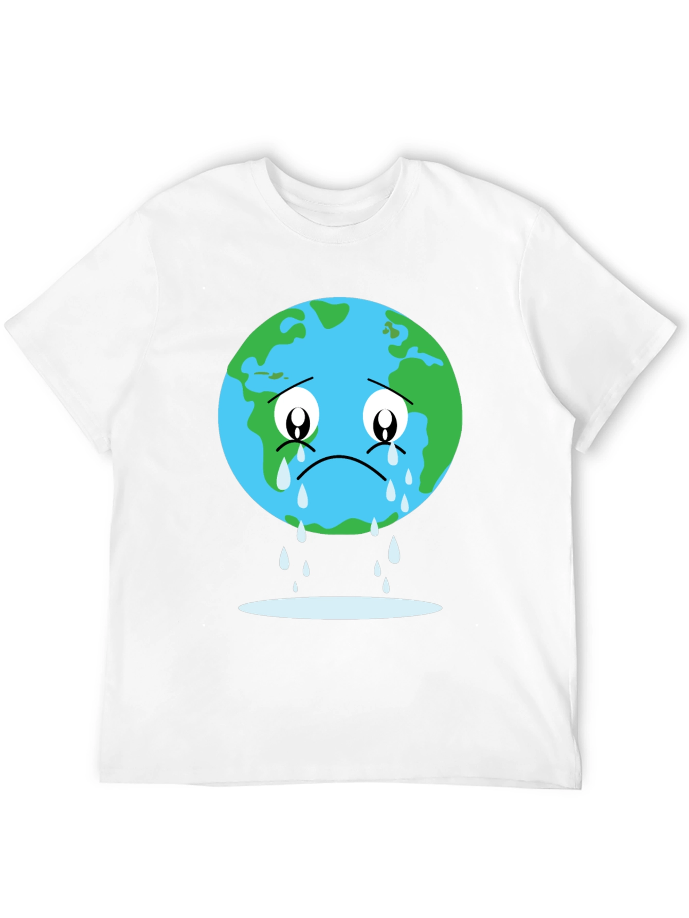Sad Earth Graphic T-Shirt