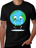 Sad Earth Graphic T-Shirt