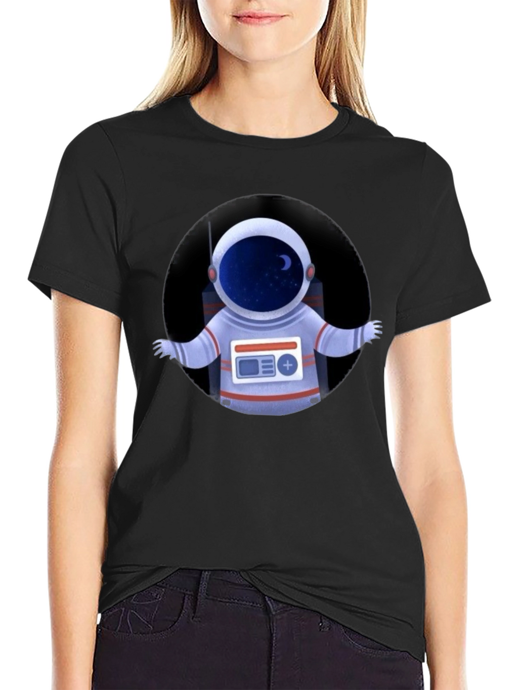 Astronaut Graphic T-Shirt - Cool Space Design