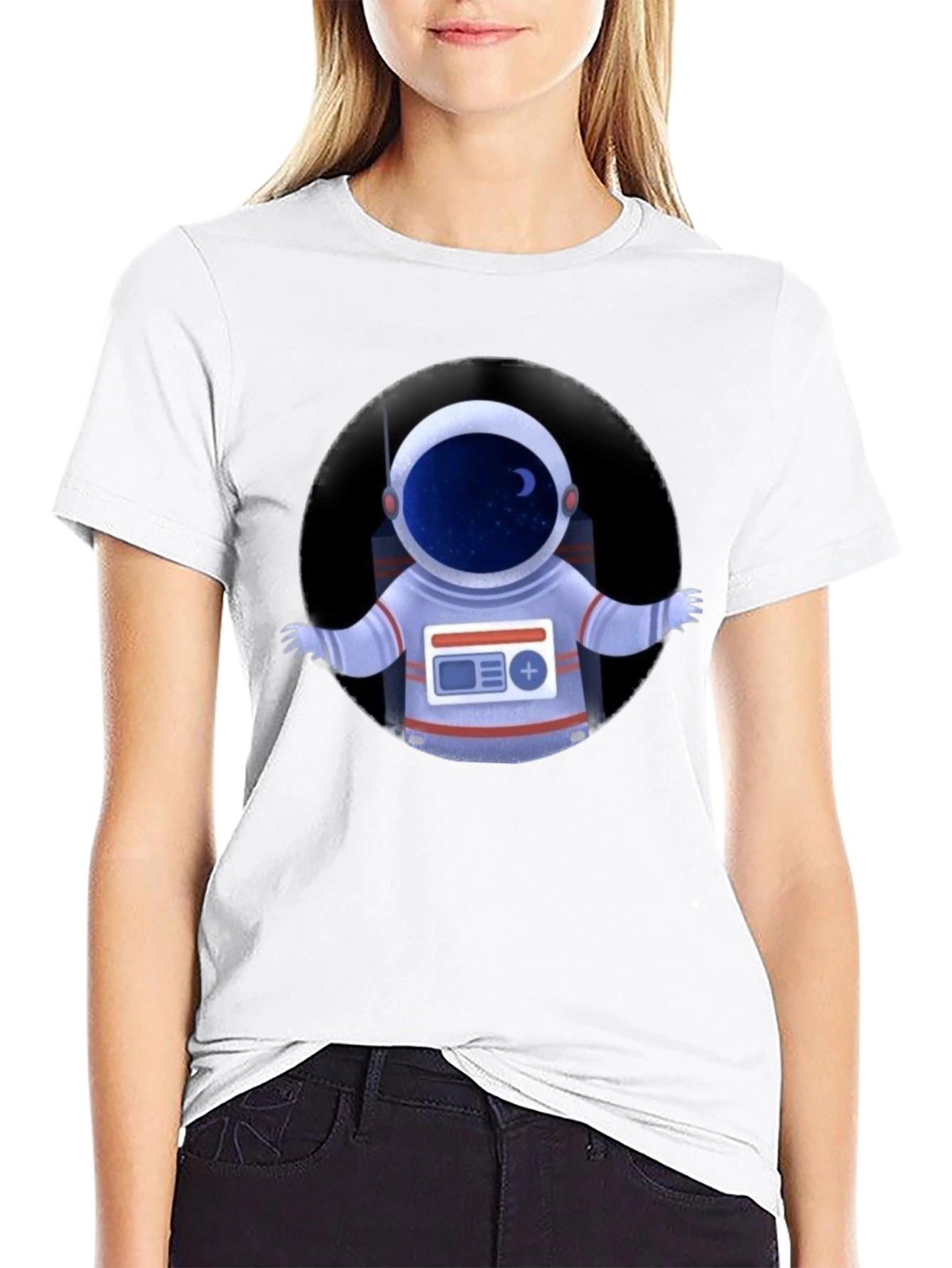 Astronaut Graphic T-Shirt - Cool Space Design