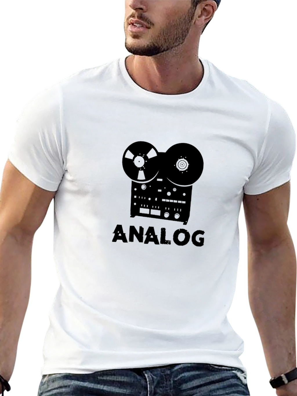 Analog Reel-to-Reel Tape Recorder T-Shirt