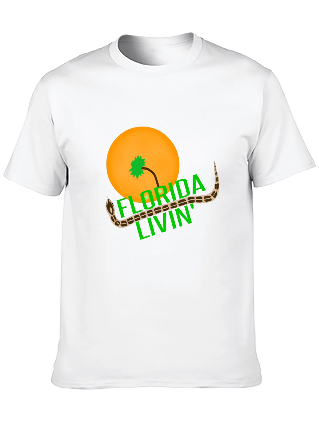 Florida Livin Snake Graphic Tee