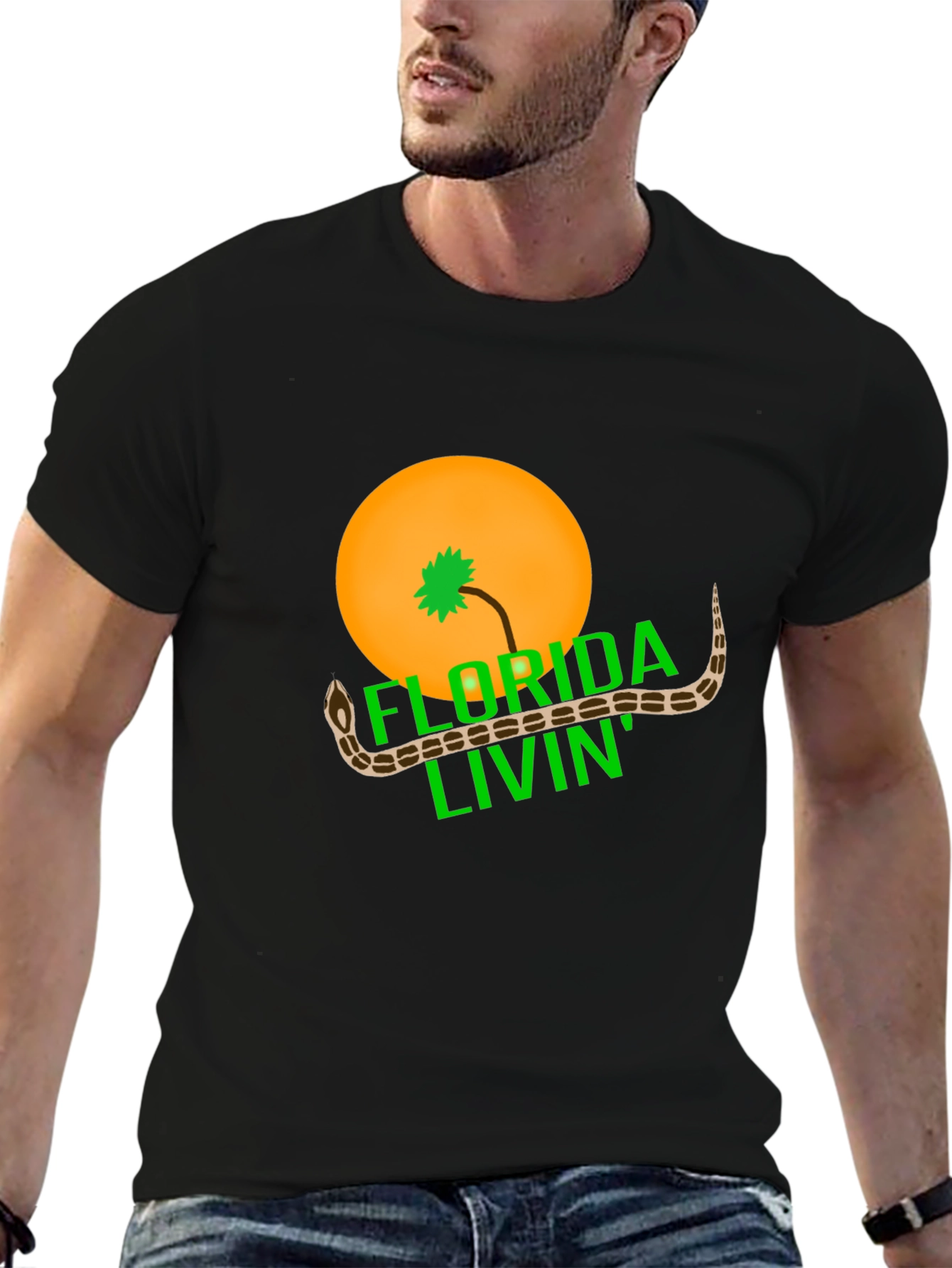 Florida Livin Snake Graphic Tee