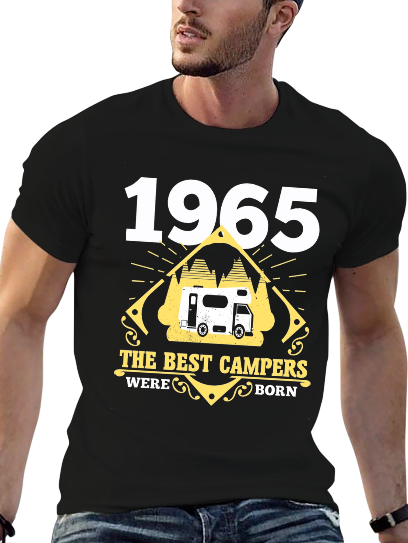 1965 Best Campers Born Black T-Shirt