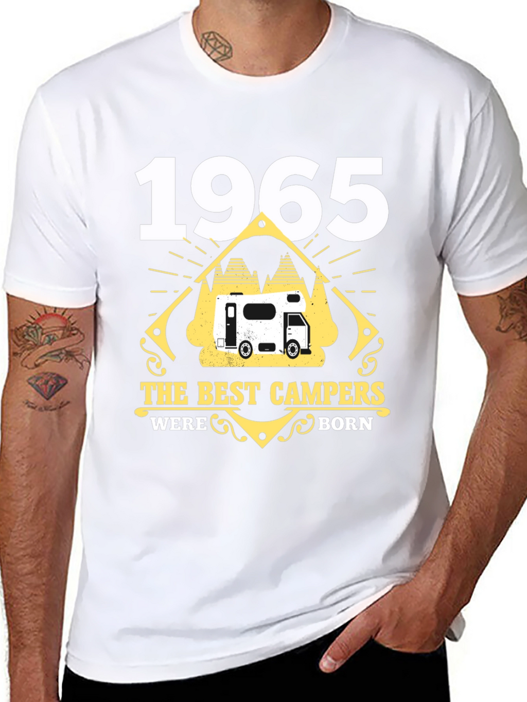 1965 Best Campers Born Black T-Shirt