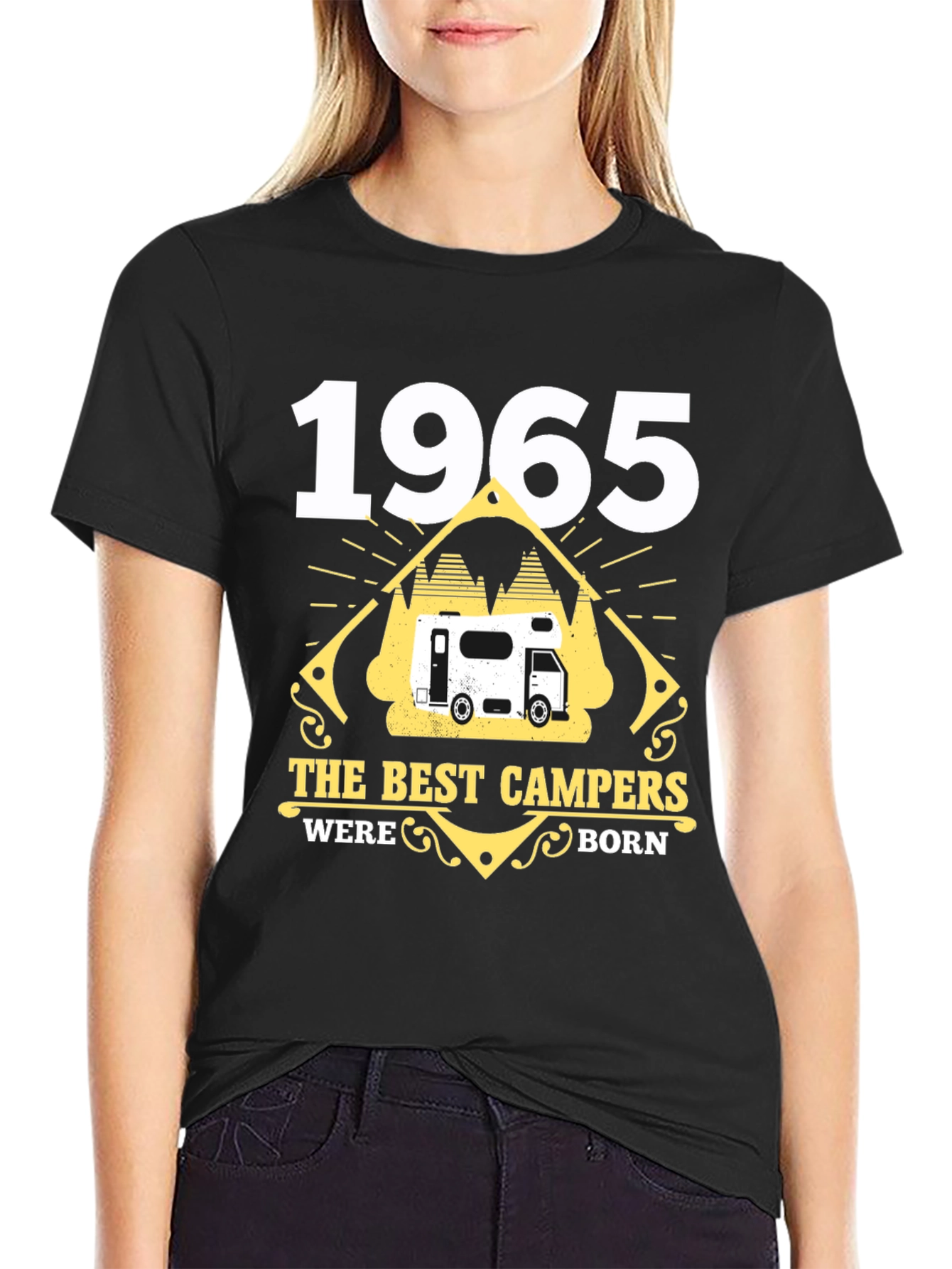 1965 Best Campers Born Black T-Shirt