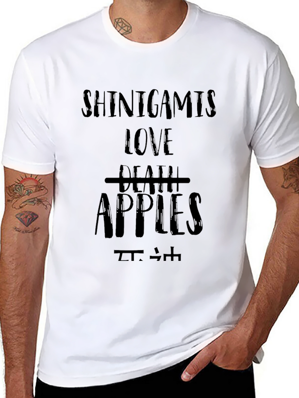 Shinigamis Love Apples Graphic T-Shirt