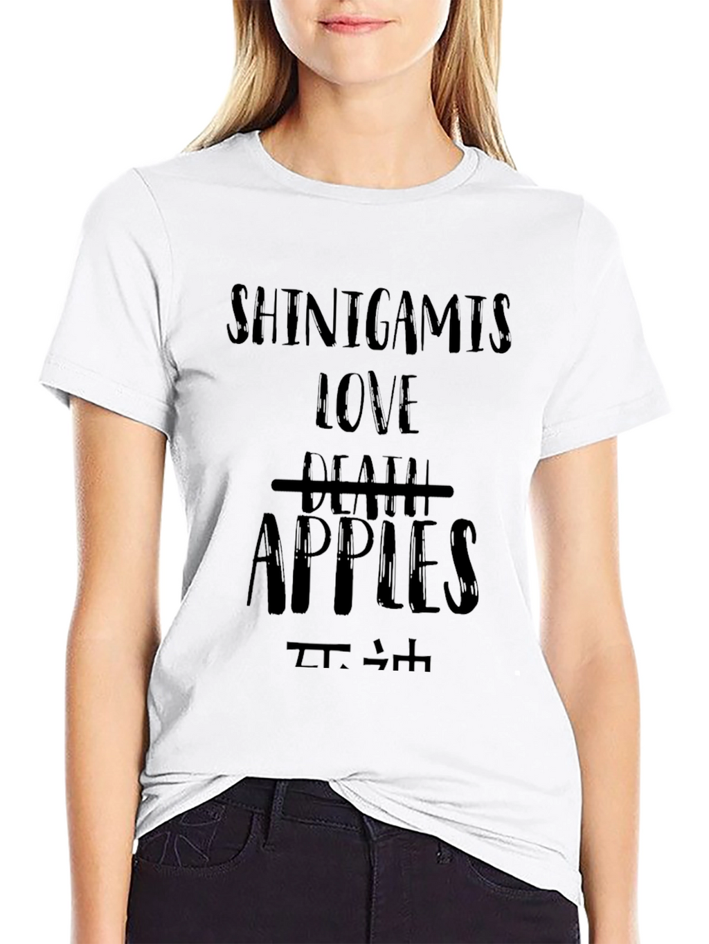 Shinigamis Love Apples Graphic T-Shirt