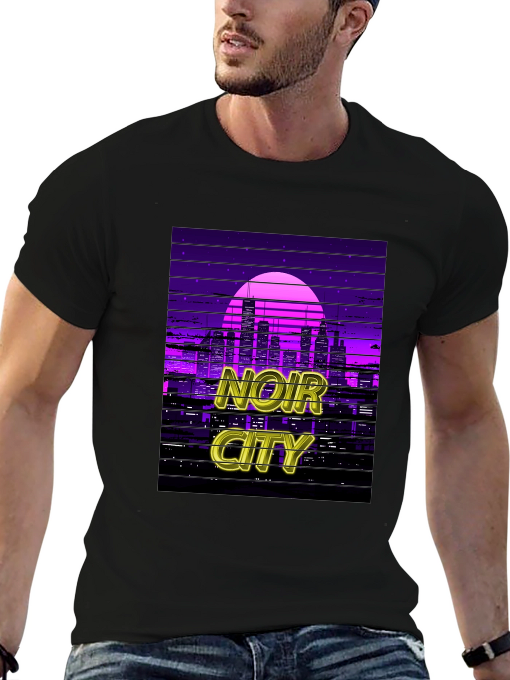 Noir City Retro T-Shirt