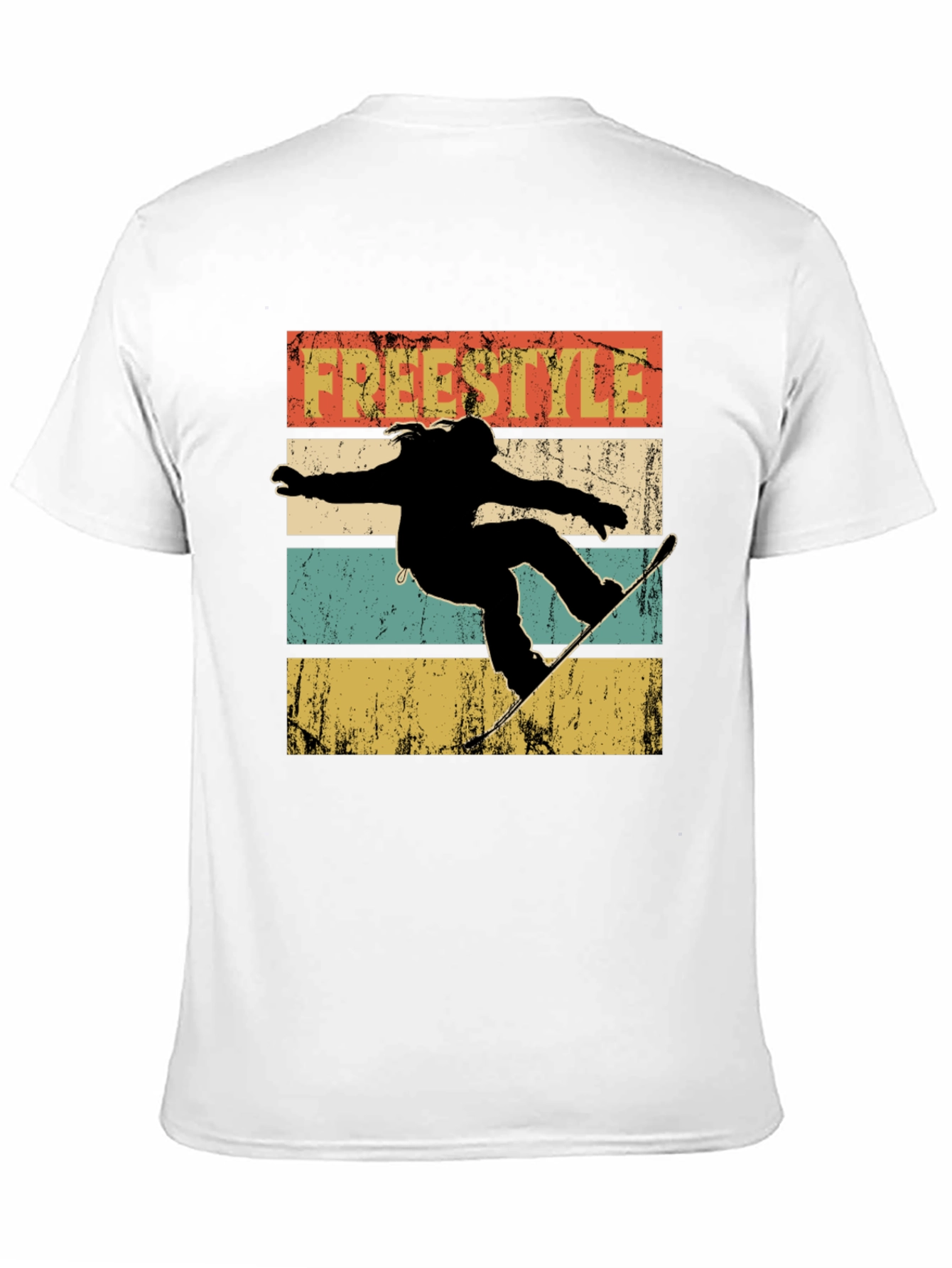 Freestyle Snowboard Retro T-Shirt