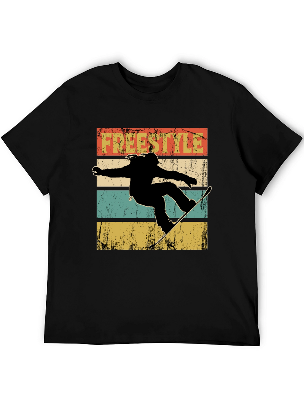 Freestyle Snowboard Retro T-Shirt