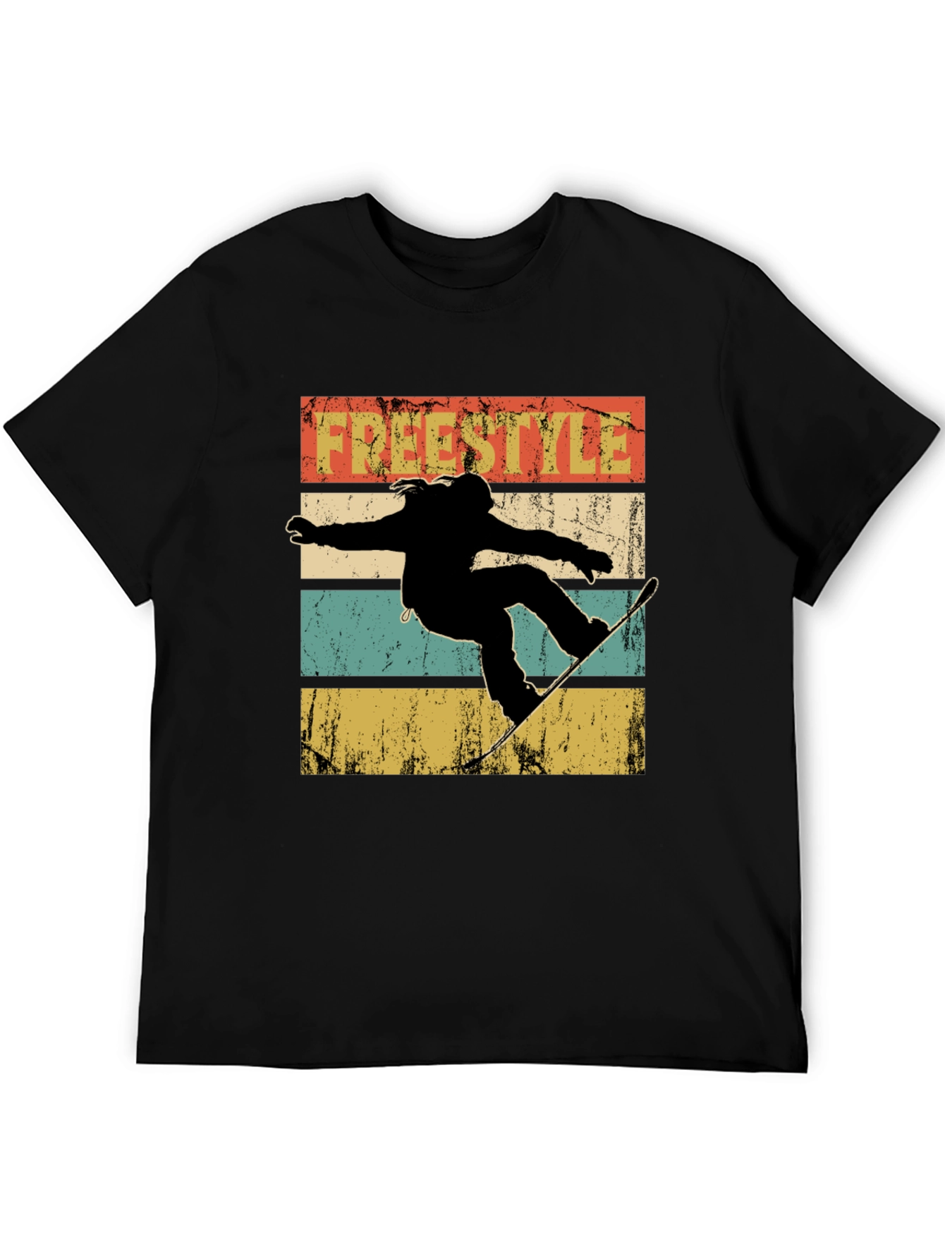 Freestyle Snowboard Retro T-Shirt