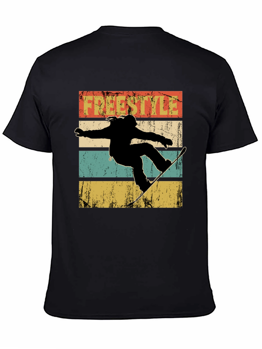 Freestyle Snowboard Retro T-Shirt