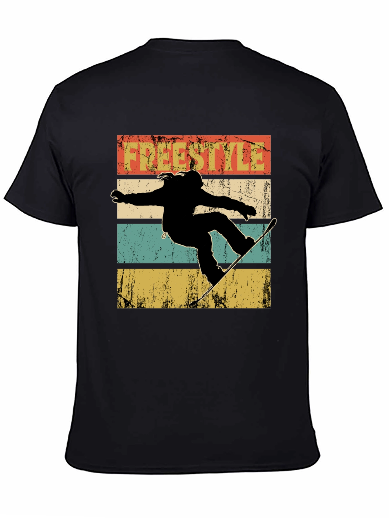 Freestyle Snowboard Retro T-Shirt