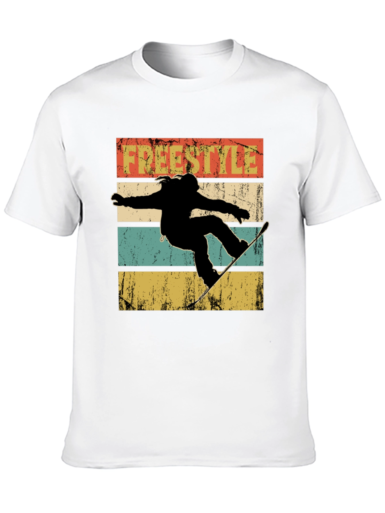Freestyle Snowboard Retro T-Shirt