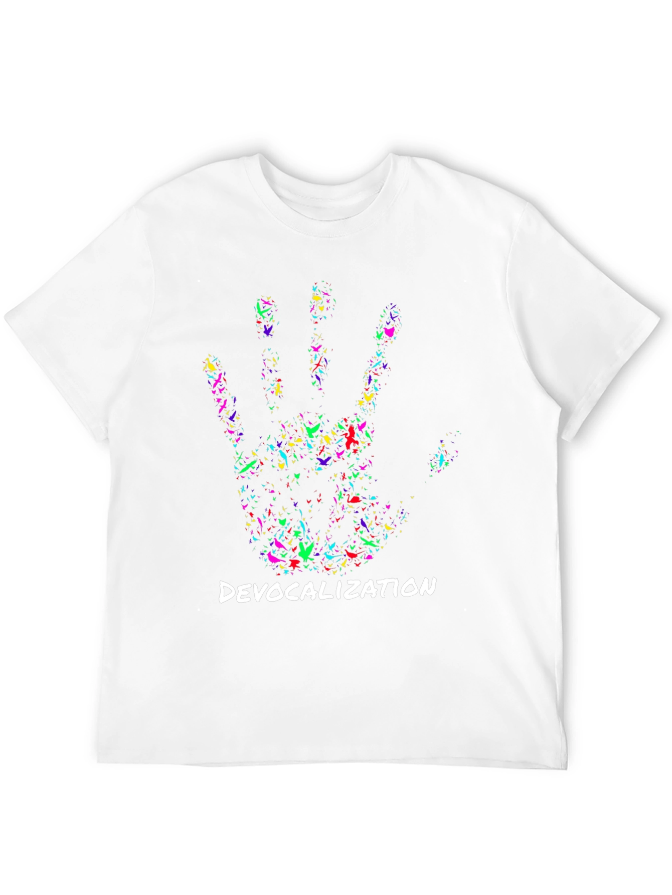 Devocalization Hand Print T-Shirt