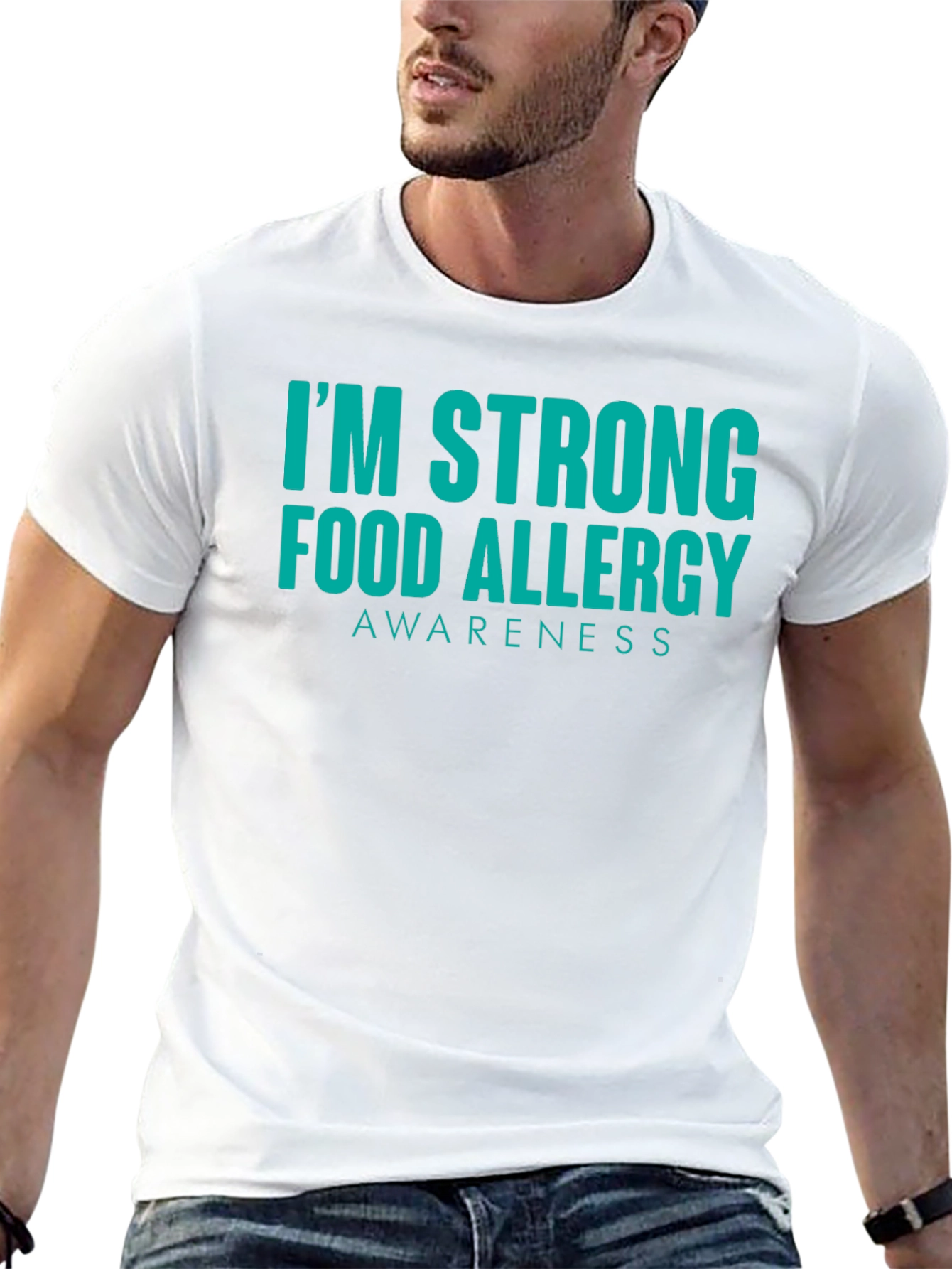 Food Allergy Awareness Strong T-Shirt