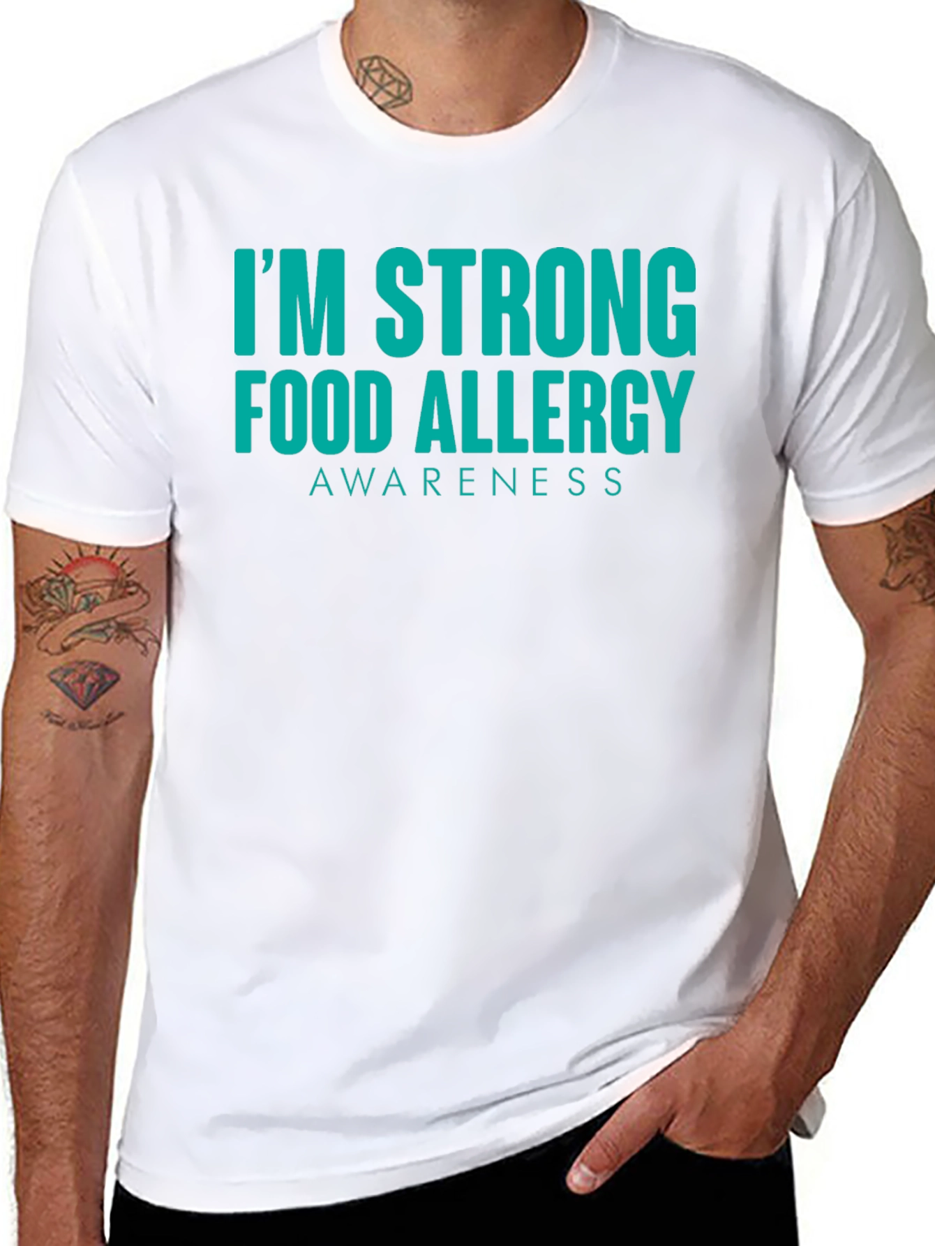 Food Allergy Awareness Strong T-Shirt